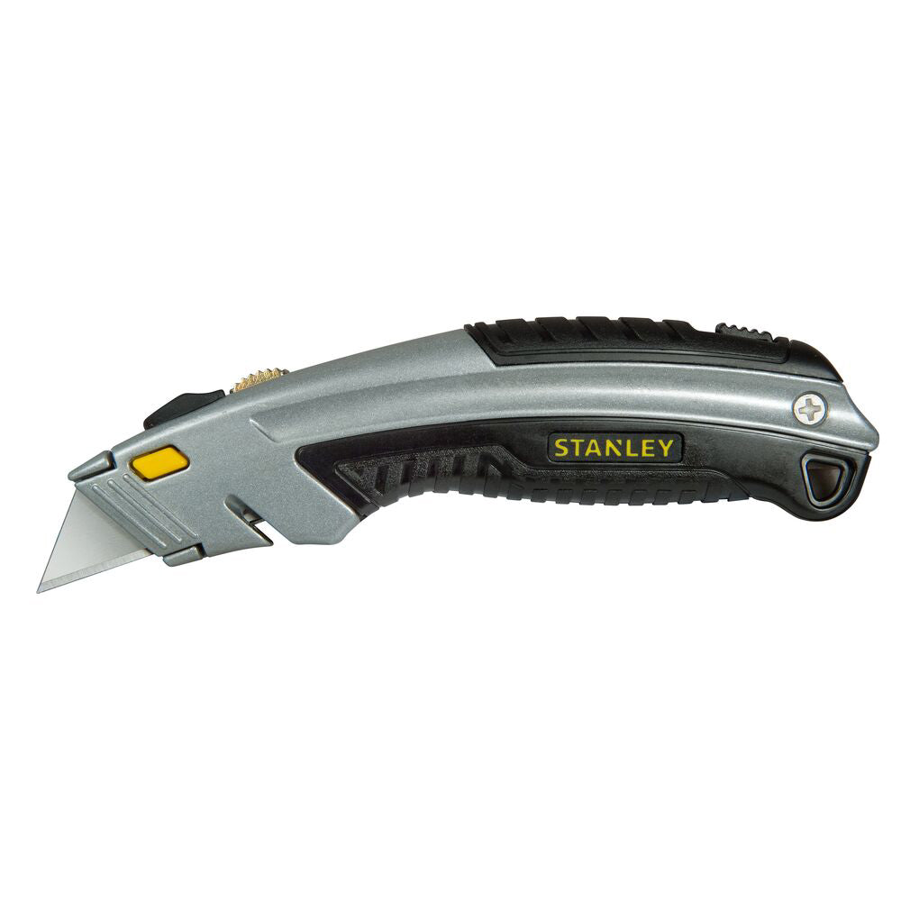 Cumpara acum Cutter cu lama retractabila, InterLock, 180mm + 3 lame trapezoidale de la Mesterul Minune