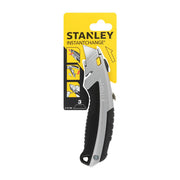 Stanley 0-10-788, Cutter cu lama retractabila, InterLock, 180mm + 3 lame trapezoidale 19mm