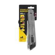 Stanley 0-10-820, Cutter FatMax cu blocare prin glisare, 210mm + 4 lame segmentate 25mm