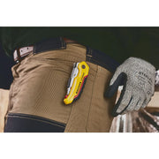 Stanley 0-10-825, Cutter FatMax pliabil cu lama retractabila, 160mm + 3 lame trapezoidale 62mm