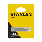Stanley 0-11-221, Set de 3 lame de precizie pentru cutit cu latimea de 9mm