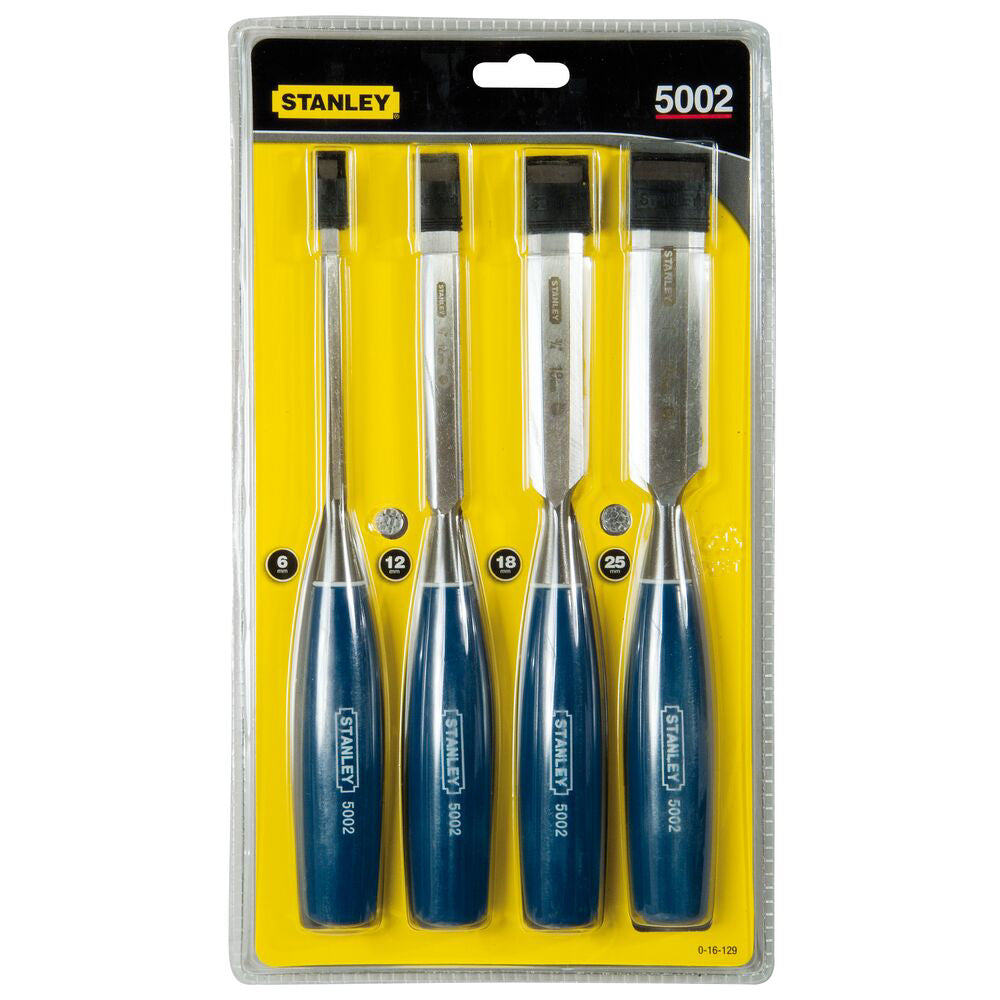 Cumpara acum set 4 dalte 5002 pentru lemn, blister, Stanley 0-16-129 de la Mesterul Minune