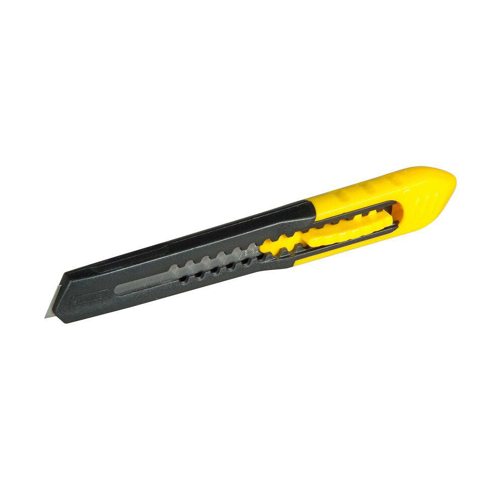 Stanley 1-10-150, Cutter cu lama segmentata si blocare prin glisare, 130mm + o lama segmantata 9mm