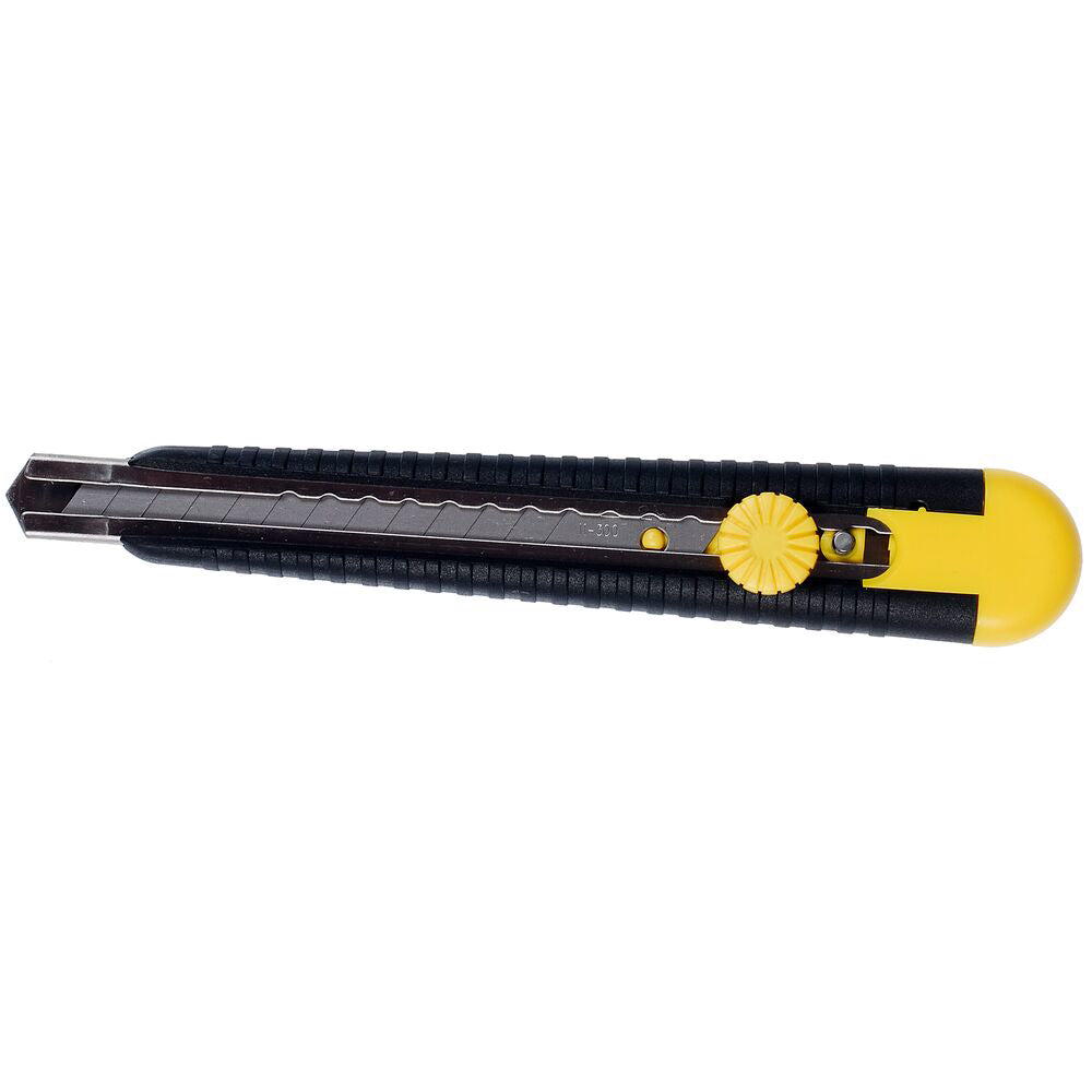 Stanley 1-10-409, Cutter DynaGrip, sistem de blocare a lamei cu rotita, 135mm + o lama segmentata 9mm
