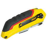 Stanley 0-10-825, Cutter FatMax pliabil cu lama retractabila, 160mm + 3 lame trapezoidale 62mm
