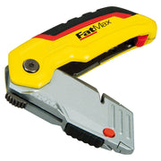 Stanley 0-10-825, Cutter FatMax pliabil cu lama retractabila, 160mm + 3 lame trapezoidale 62mm