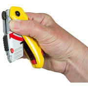 Stanley 0-10-825, Cutter FatMax pliabil cu lama retractabila, 160mm + 3 lame trapezoidale 62mm