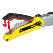 Stanley 0-10-825, Cutter FatMax pliabil cu lama retractabila, 160mm + 3 lame trapezoidale 62mm