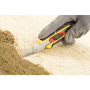 Stanley FMHT10338-0, Cutter FatMax cu sistem de blocare culisant, 170mm + o lama segmentata 18mm
