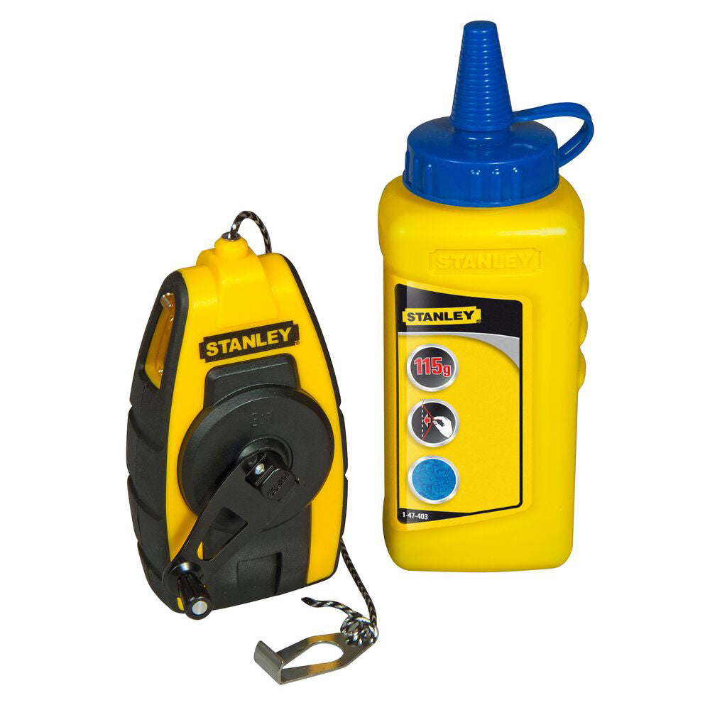Cumpara acum set sfoara de trasare + creta albastra, blister, Stanley STHT0-47244 de la Mesterul Minune