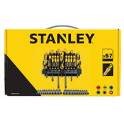 Stanley STHT0-62143, Set de surubelnite, biti si tubulare, tija din otel de inalta calitate, maner moale, include suport, 57 piese