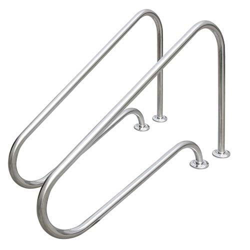 Balustrada inox piscina fixare flansa Emaux seria ARG-F 88074405