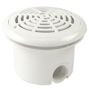 Sifon rotund din ABS alb pentru piscine cu liner Emaux EM2832V
