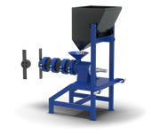 Extruder EGK-350 PTO actionat la priza de putere a tractorului