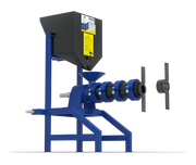 Extruder EGK-350 PTO actionat la priza de putere a tractorului