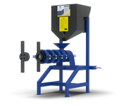 Extruder EGK-350 PTO actionat la priza de putere a tractorului