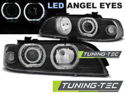 FARURI BMW E39 09.95-06.03 ANGEL EYES LED H7/H7 NEGRU Tuning-Tec - LPBME1