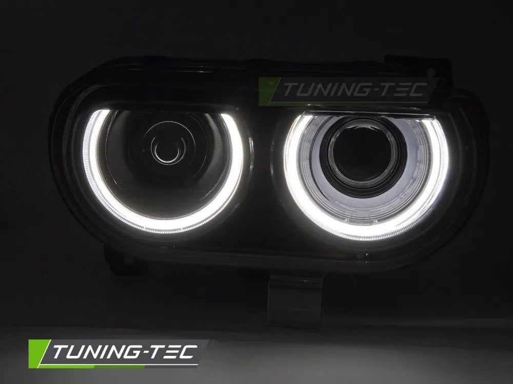 FARURI DRL BLACK pentru DODGE CHALLENGER 08-14 - LPDO29