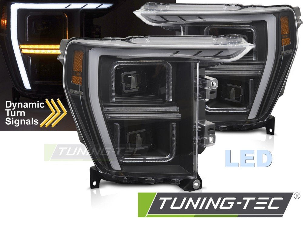 FARURI LED TUBE LIGHT BLACK pentru FORD F150 MK14 20-23 - LPFOC2