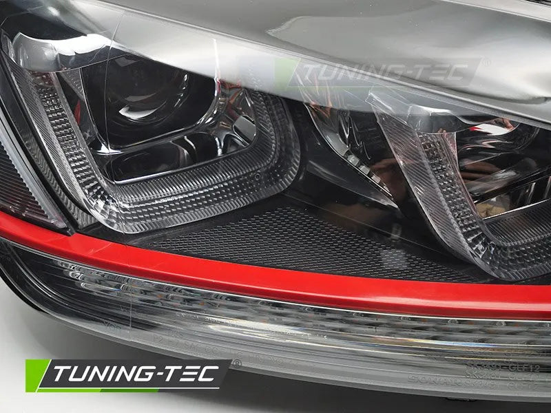 FARURI SEQ BLACK WITH RED LINE pentru VW GOLF 7 13-17 - LPVWV6