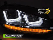 FARURI SEQ BLACK WITH RED LINE pentru VW GOLF 7 13-17 - LPVWV6