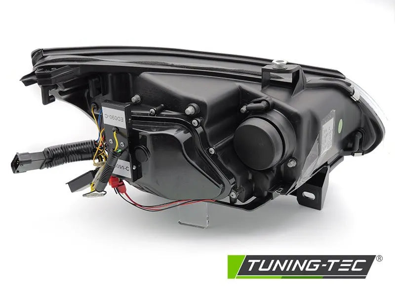 FARURI XENON D2S ANGEL EYES BLACK SEMNAL LED pentru BMW E60/E61 03-04 - LPBMO8