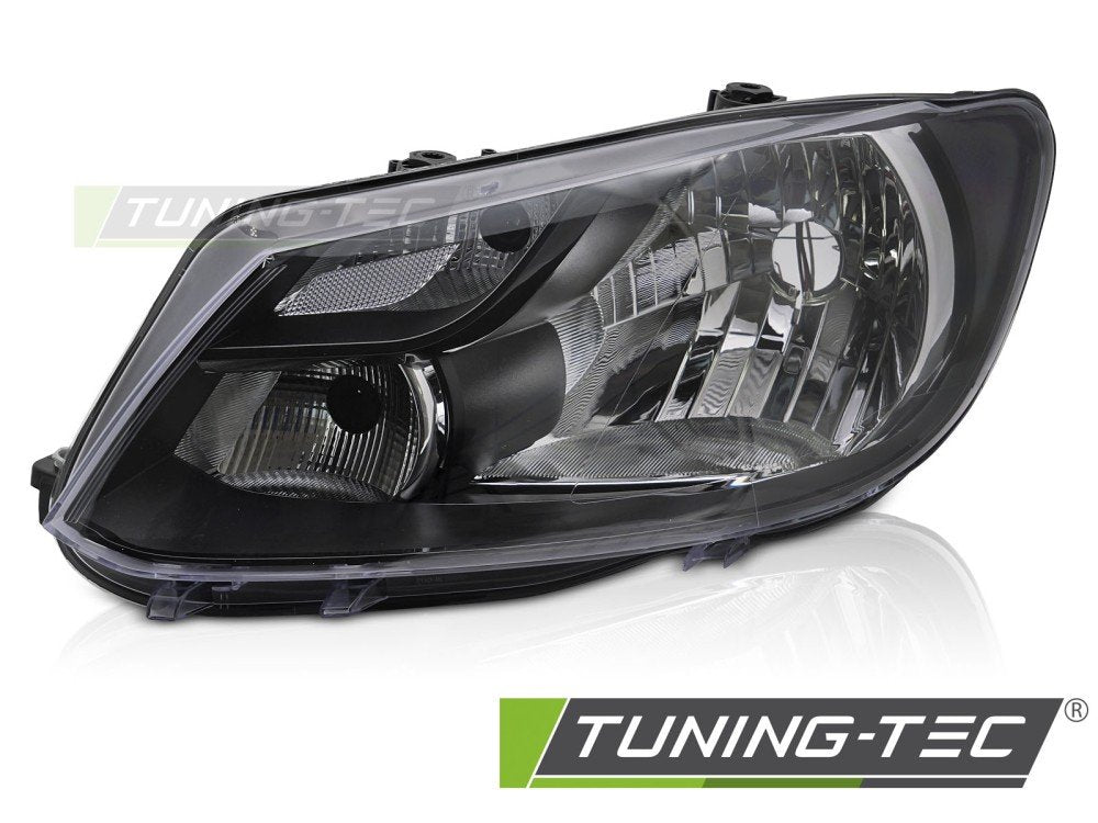 Far Stanga BLACK H4 TYC pentru VW CADDY 11-14 - FVW08L