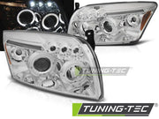 Faruri ANGEL EYES CHROME Tuning-Tec pentru DODGE CALIBER 06-12 - LPDO19