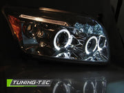 Faruri ANGEL EYES CHROME Tuning-Tec pentru DODGE CALIBER 06-12 - LPDO19