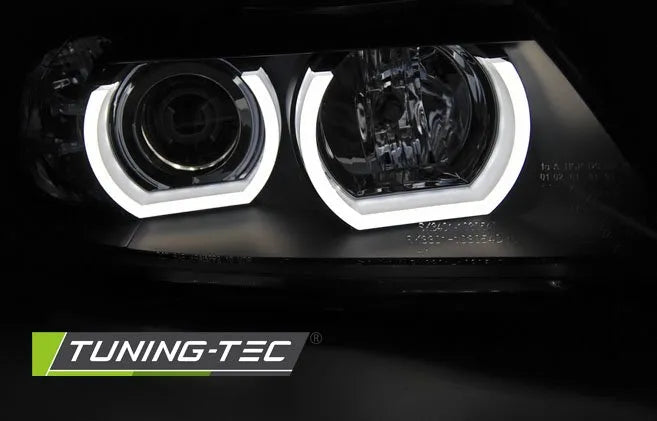Faruri Angel Eyes 3D cu Xenon pentru BMW E90/E91 03.05-08.08 Tuning-Tec - LPBMI6