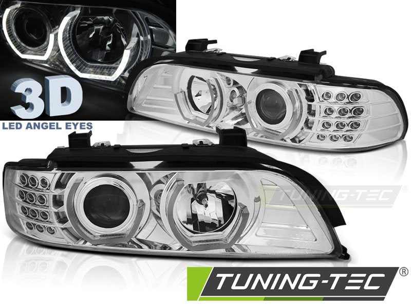 Faruri Angel Eyes 3D pentru BMW E39 09.95-06.03 Tuning-Tec - LPBM05