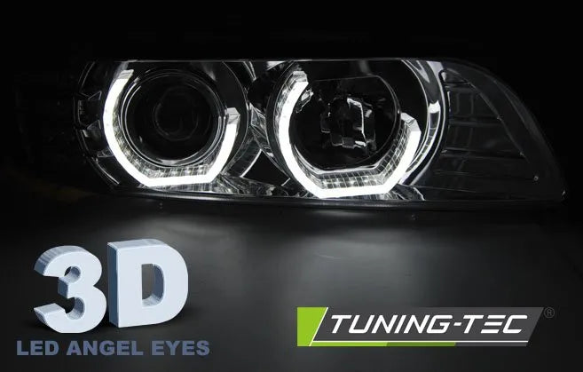 Faruri Angel Eyes 3D pentru BMW E39 09.95-06.03 Tuning-Tec - LPBM05