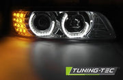 Faruri Angel Eyes 3D pentru BMW E39 09.95-06.03 Tuning-Tec - LPBM05
