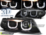 Faruri Angel Eyes 3D pentru BMW E46 Tuning-Tec - LPBM96
