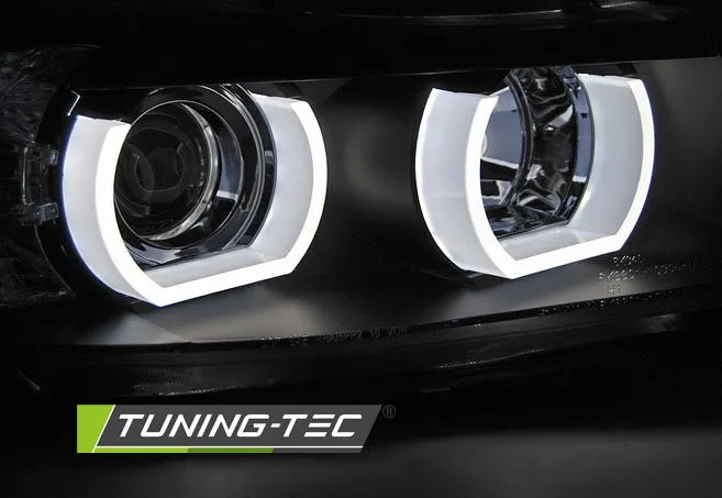 Faruri Angel Eyes 3D pentru BMW E90/E91 03.05-08.08 Tuning-Tec - LPBMI4