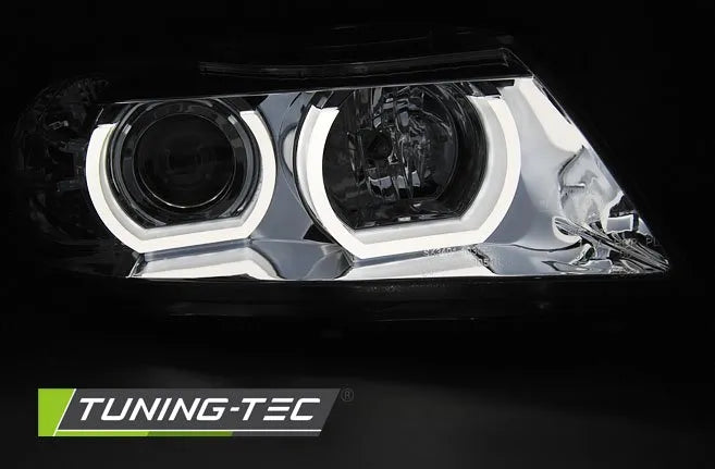 Faruri Angel Eyes 3D pentru BMW E90/E91 03.05-08.08 Tuning-Tec - LPBMI5