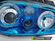 Faruri Angel Eyes Blue pentru VW GOLF 4 09.97-09.03 - LPVW51