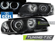 Faruri Angel Eyes CCFL pentru BMW E46 Coupe/Cabrio 99-03 Tuning-Tec - LPBMB7