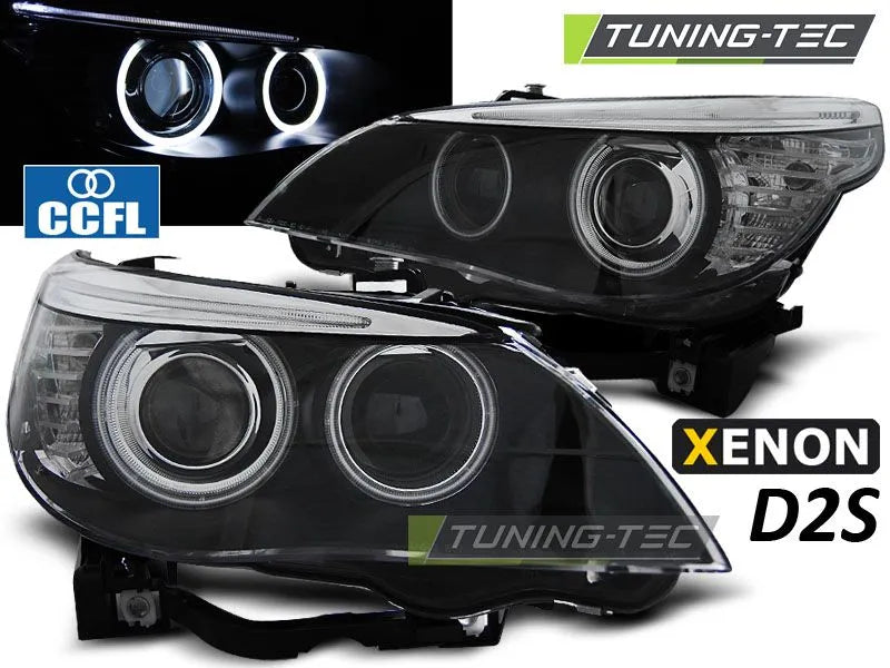 Faruri Angel Eyes CCFL pentru BMW E60, BMW E61 2003-2004 Tuning-Tec - LPBMC7