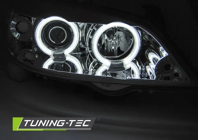 Faruri Angel Eyes Chrome pentru Opel Astra G 09.97-02.04 Tuning-Tec - LPOPA4