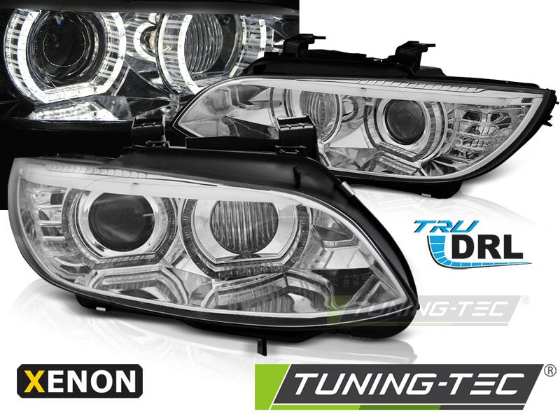 Faruri Angel Eyes cu Xenon pentru BMW E92/E93 Tuning-Tec - LPBMJ2