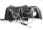Faruri Angel Eyes pentru Audi 80 B4 09.1991-04.1996 Tuning-Tec - LPAU30