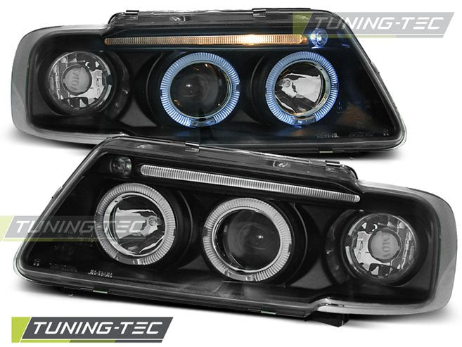 Faruri Angel Eyes pentru Audi A3 08.1996-08.2000 Tuning-Tec - LPAU17