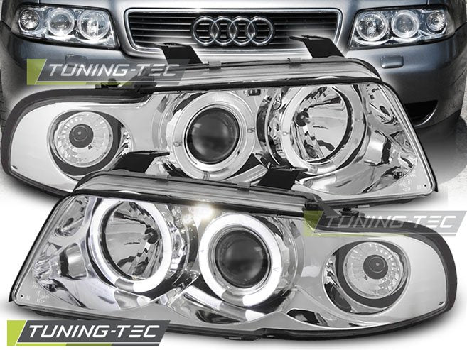 Faruri Angel Eyes pentru Audi A4 11.1994-12.1998 Tuning-Tec - LPAU02