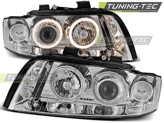 Faruri Angel Eyes pentru Audi A4 8E Tuning-Tec - LPAU19