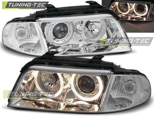 Faruri Angel Eyes pentru Audi A4 B5 99-00 Tuning-Tec - LPAU12