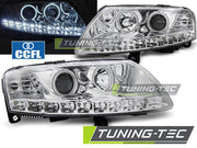 Faruri Angel Eyes pentru Audi A6 04.2004-2008 Tuning-Tec - LPAUA3