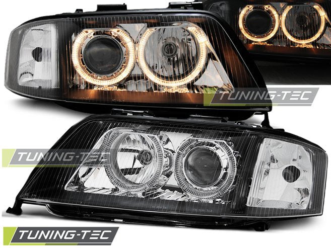 Faruri Angel Eyes pentru Audi A6 05.1997-09.1999 Tuning-Tec - LPAU68