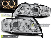 Faruri Angel Eyes pentru Audi A6 06.2001-05.2004 Tuning-Tec - LPAU81