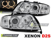 Faruri Angel Eyes pentru Audi A6 10.1999-06.2001 Tuning-Tec - LPAU85